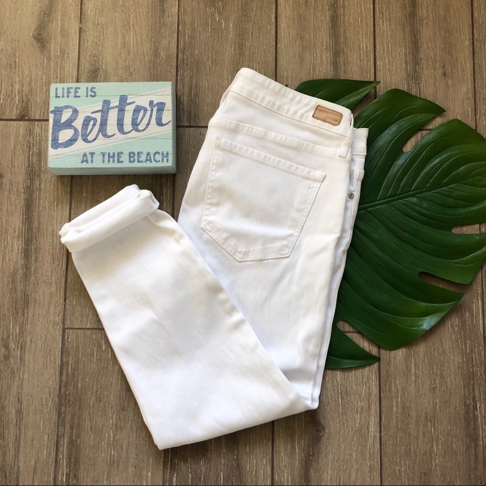 Joie Skinny Crop Jeans White Size 31